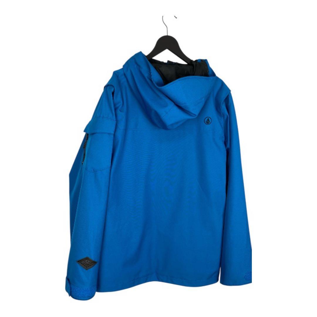 【美品】VOLCOMボルコム スノーウェア スノージャケットUSサイズ S 青