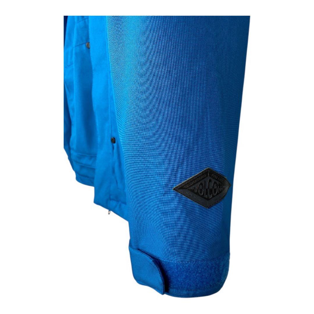 【美品】VOLCOMボルコム スノーウェア スノージャケットUSサイズ S 青