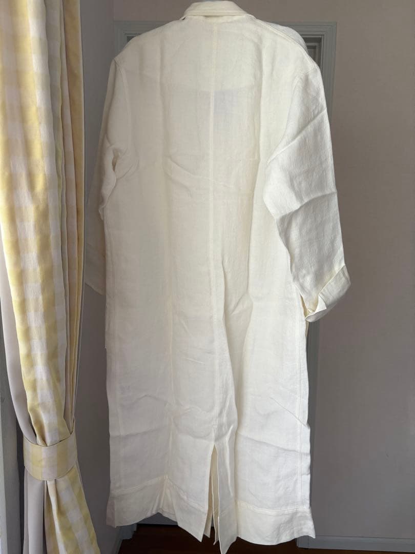 試着のみ　mavuno リネン　アトリエコート