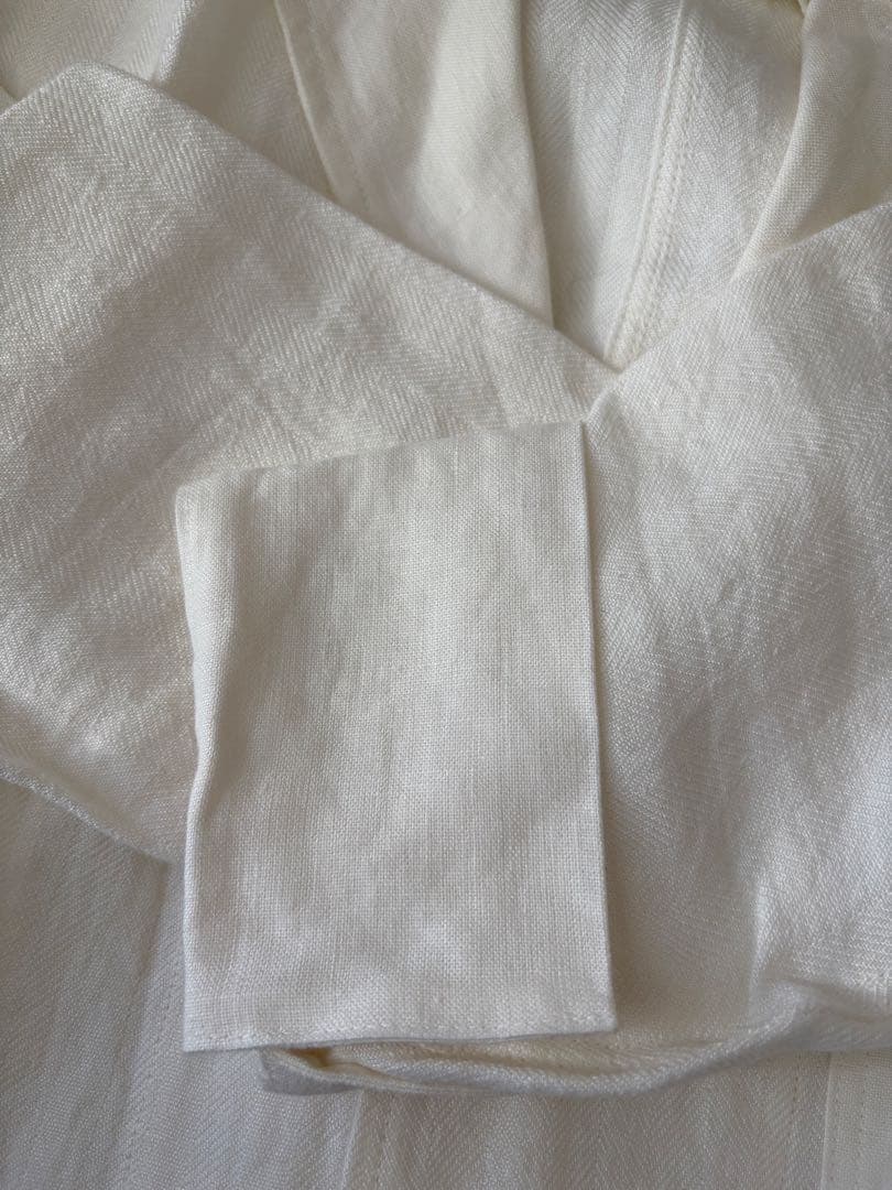 試着のみ　mavuno リネン　アトリエコート