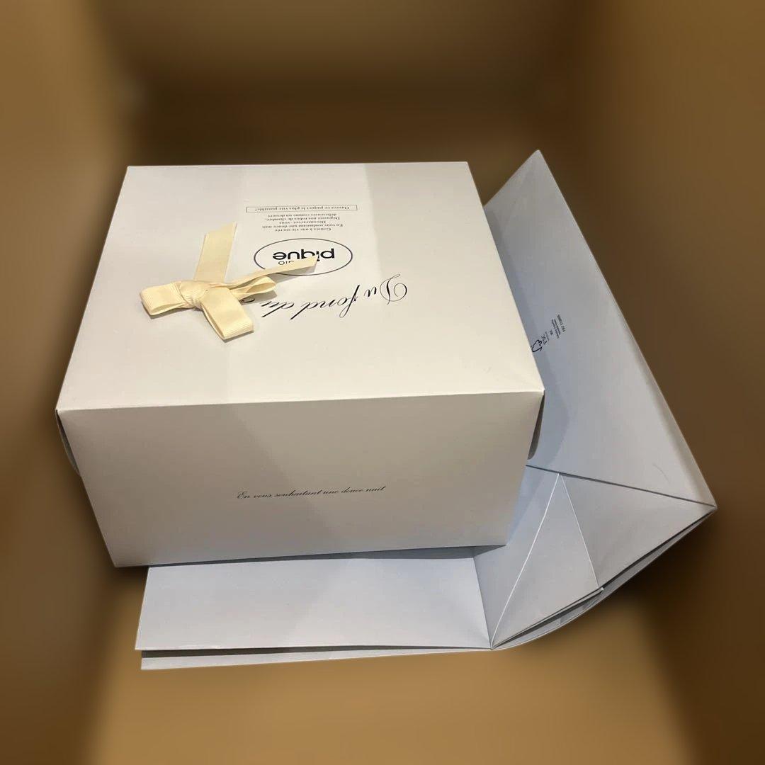 ジェラートピケ　ツインキャットジャガードワンピース　猫　タグ付き　ベージュ