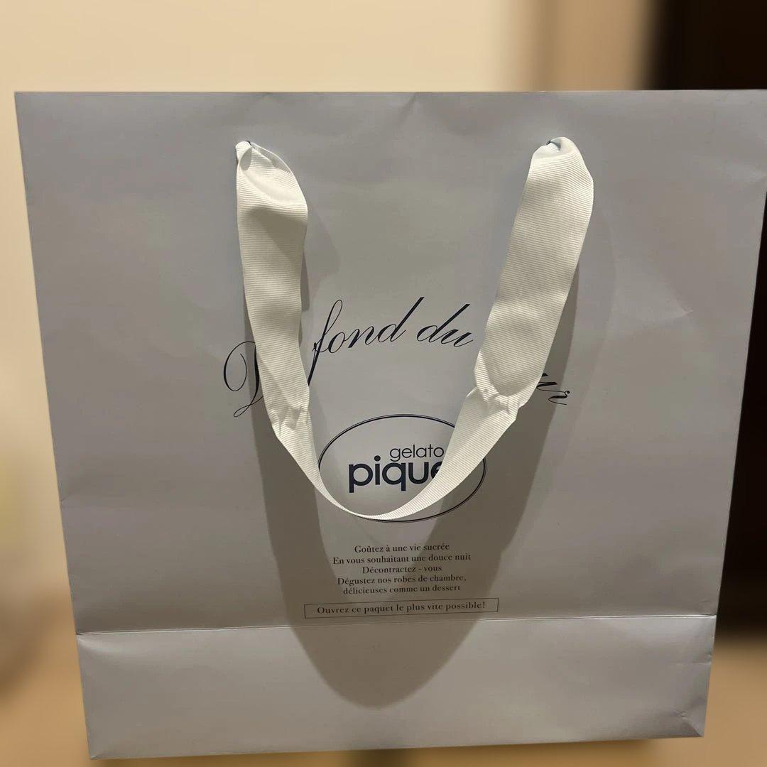 ジェラートピケ　ツインキャットジャガードワンピース　猫　タグ付き　ベージュ