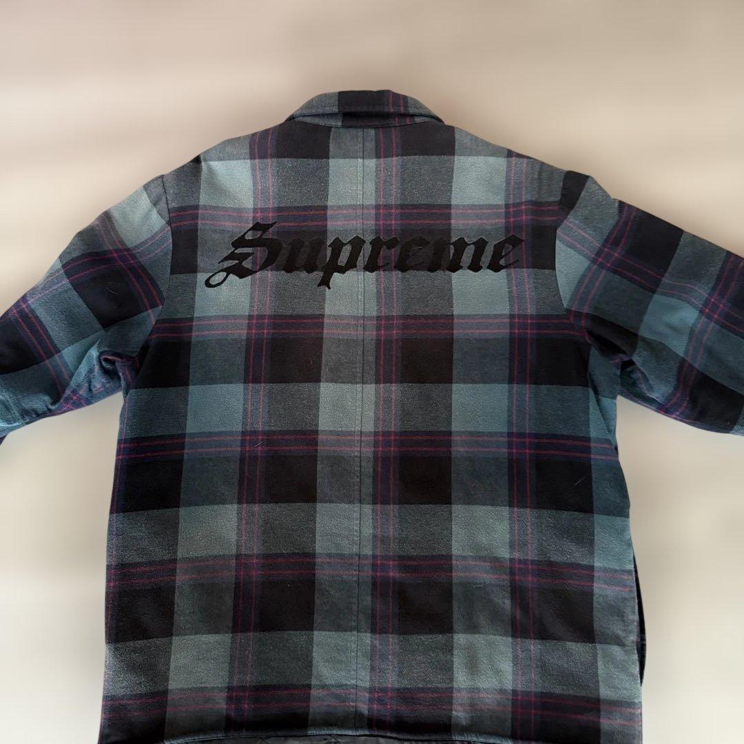 Supreme Quilted Flannel Shirt ネルシャツ