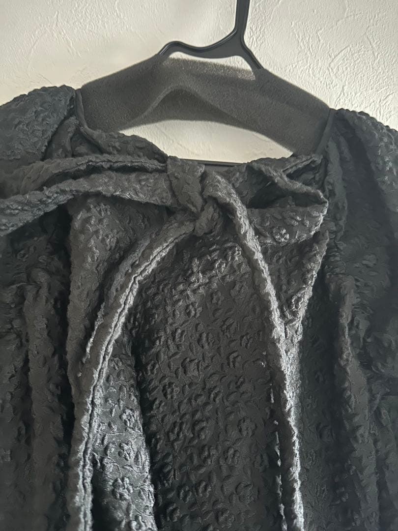 セシリーバンセン　リボン付きボリュームスリーブ　cecilie bahnsen