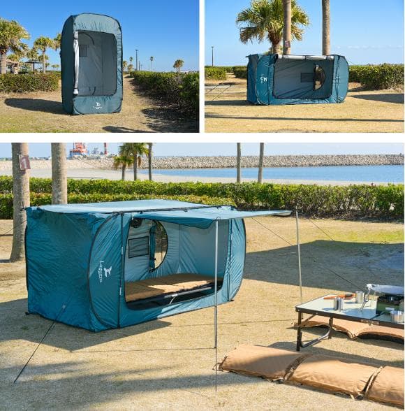 Laguris 2WAYマルチテント　組み立て簡単