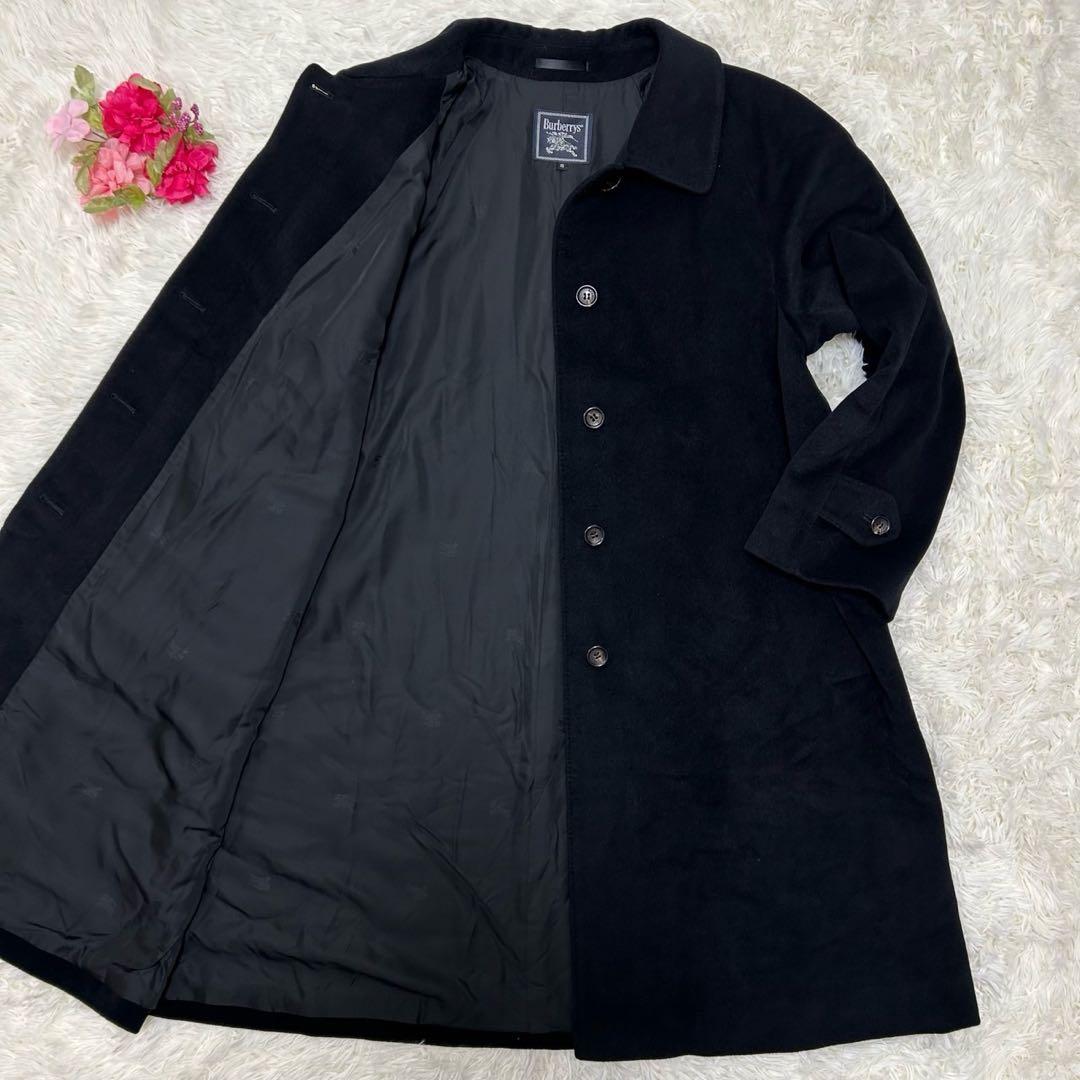 【美品/3L】バーバリー チェスターコート アウター アンゴラ100% Aライン