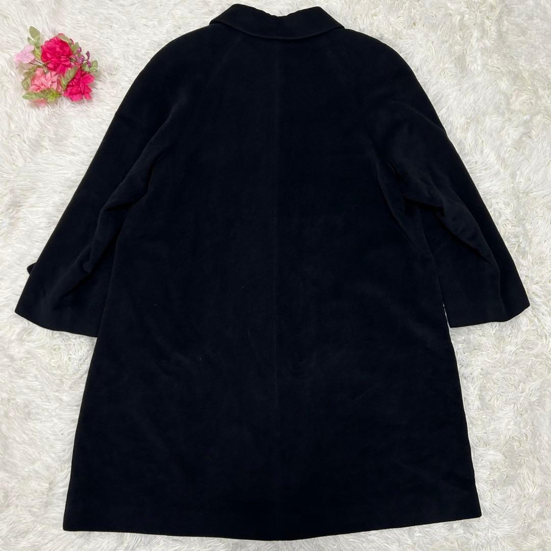 【美品/3L】バーバリー チェスターコート アウター アンゴラ100% Aライン