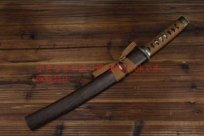 菊一文脇差短刀 日本刀 模造刀 模擬刀 武蔵 肋差 刀装具