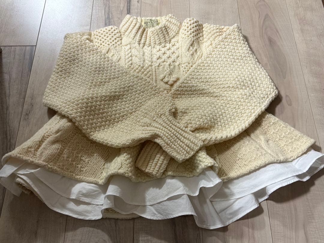 girlish リメイクペプラムニット