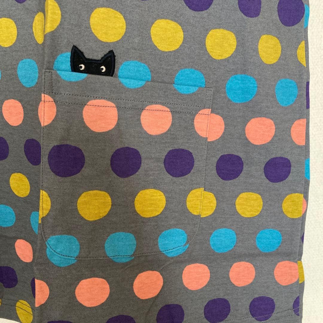 アツコマタノ　半袖パジャマ上下　ワコール　新品未使用　タグ付き　４Ｌ　黒ネコ