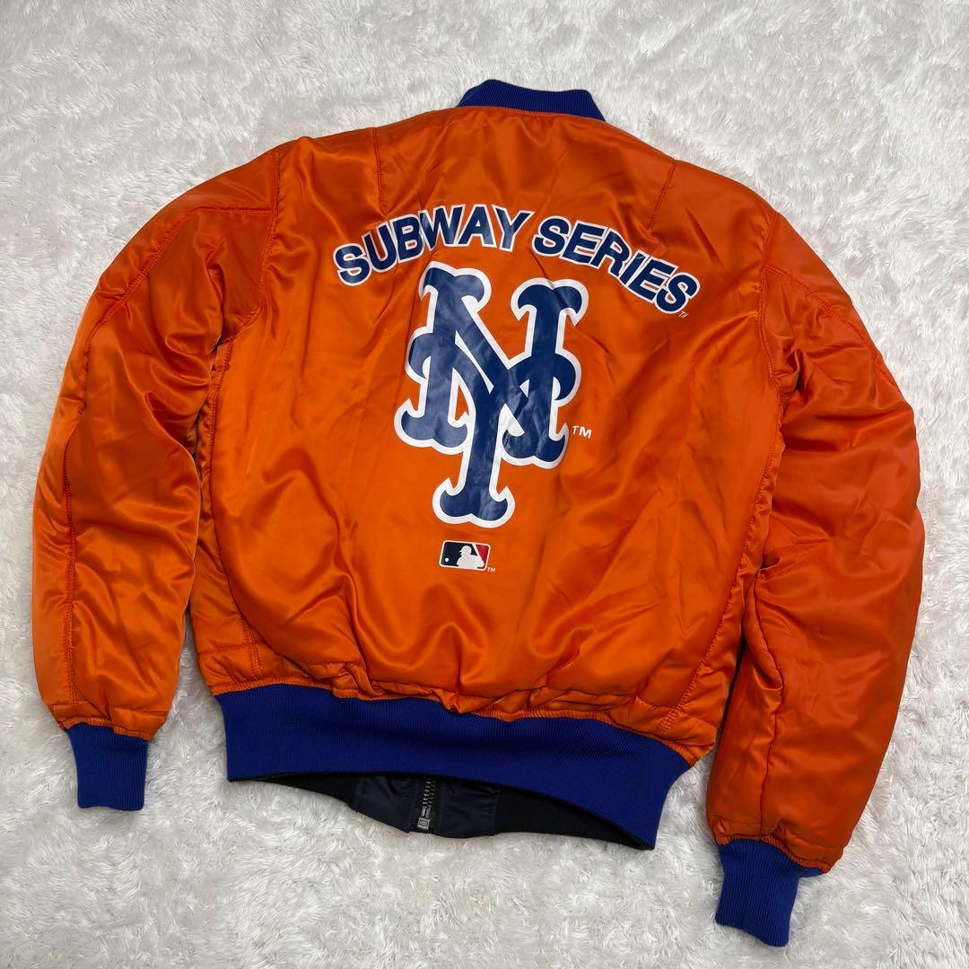 【極美品✨】AVIREX MA-1 ヤンキース メッツ リバーシブル MLB