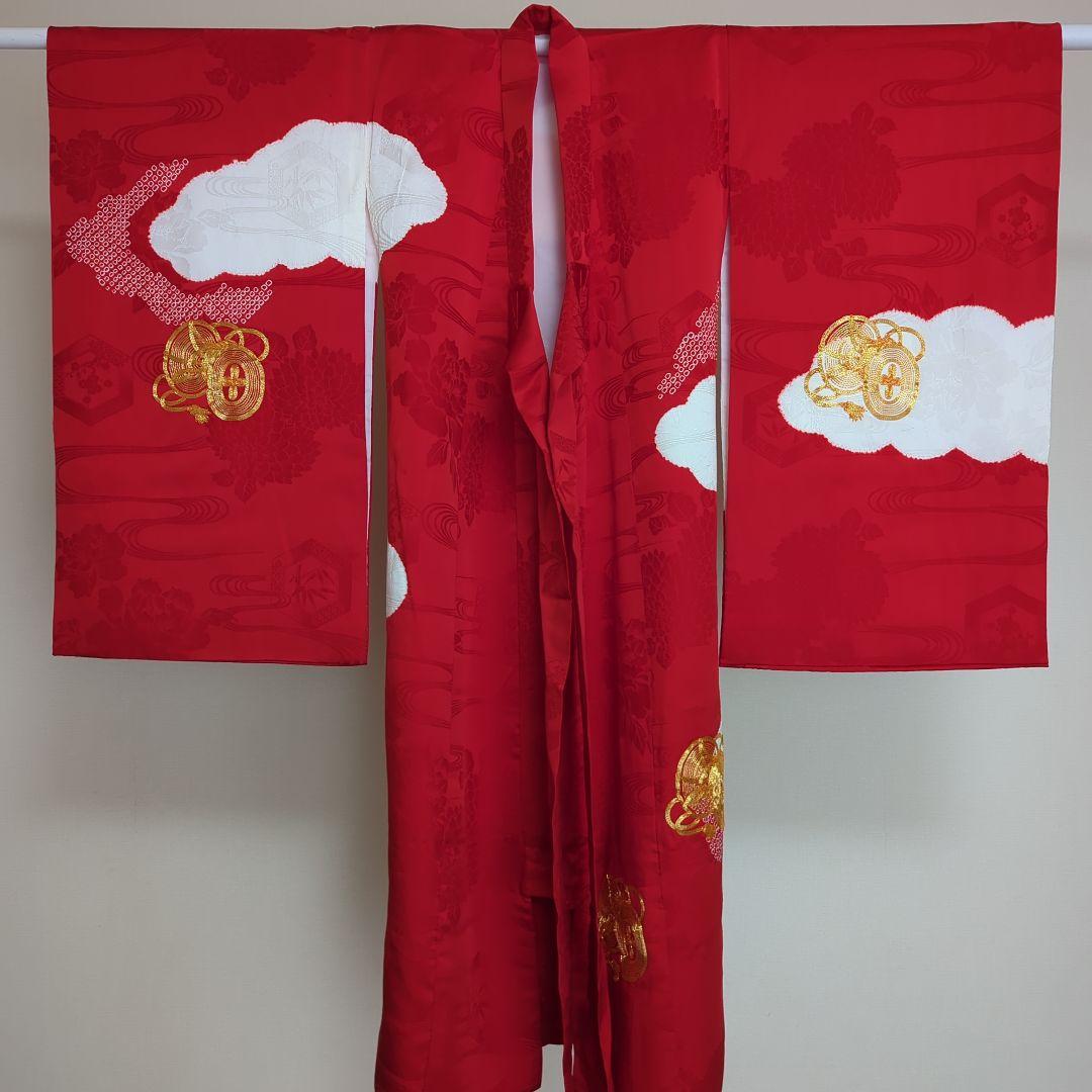 七五三　三歳　女の子　生絹　着物セット