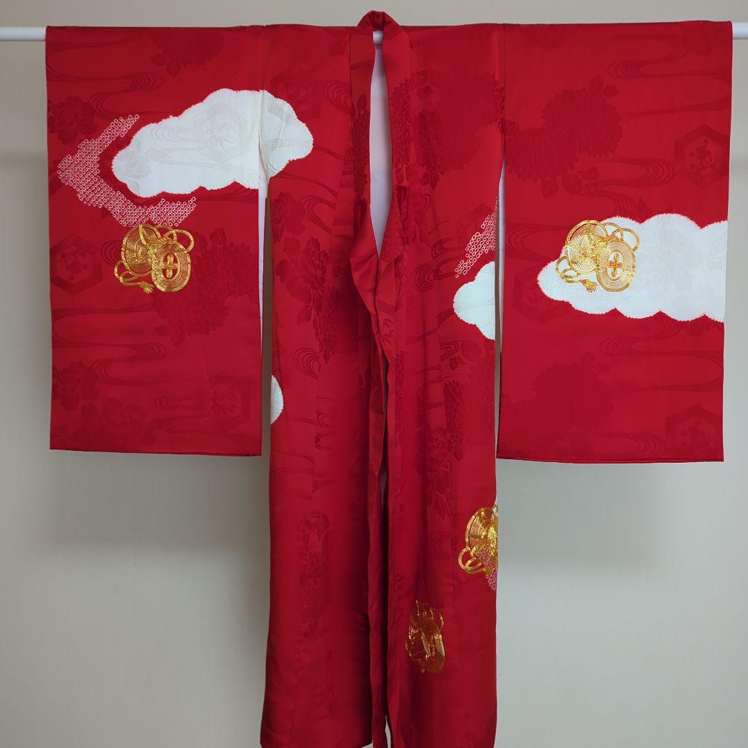 七五三　三歳　女の子　生絹　着物セット