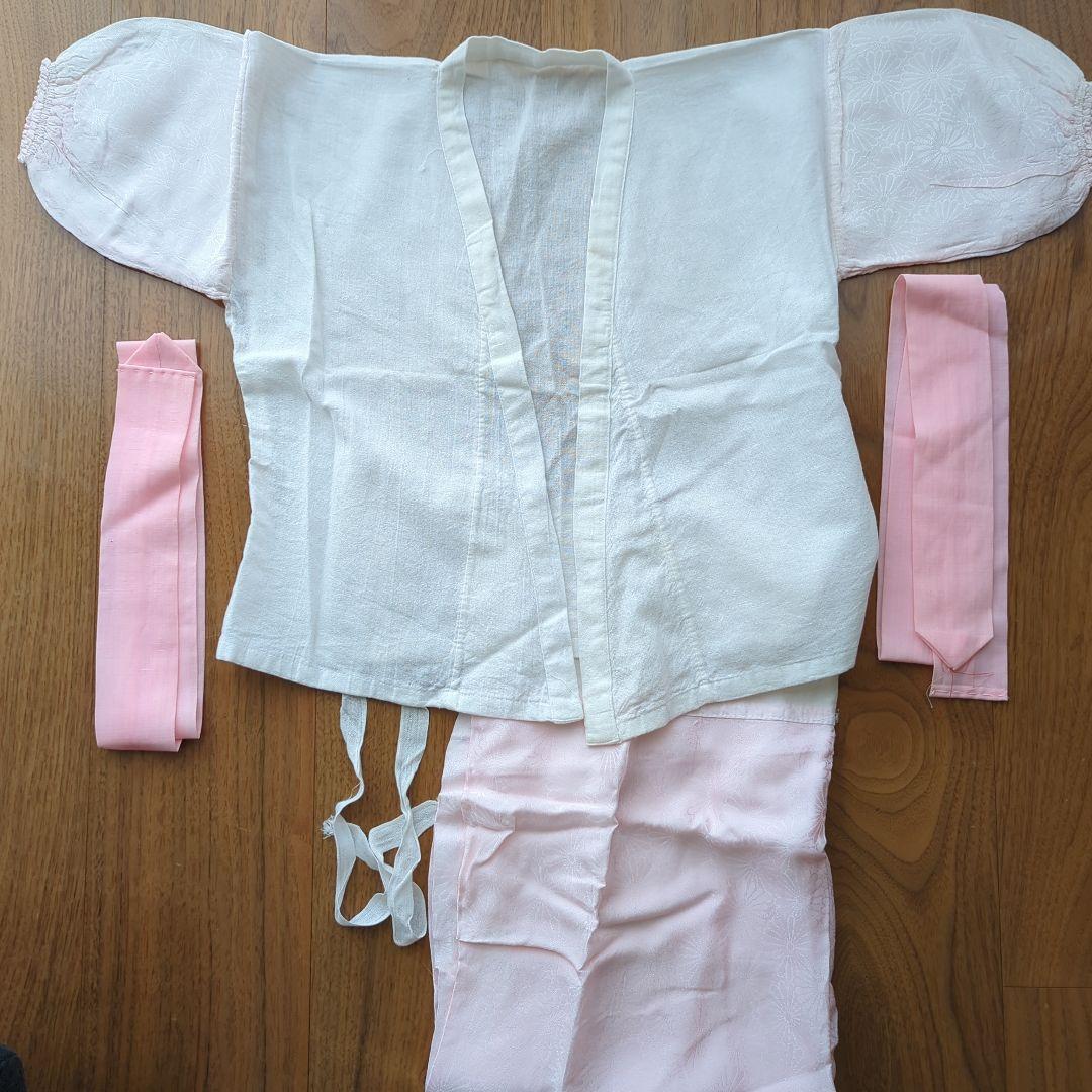 七五三　三歳　女の子　生絹　着物セット