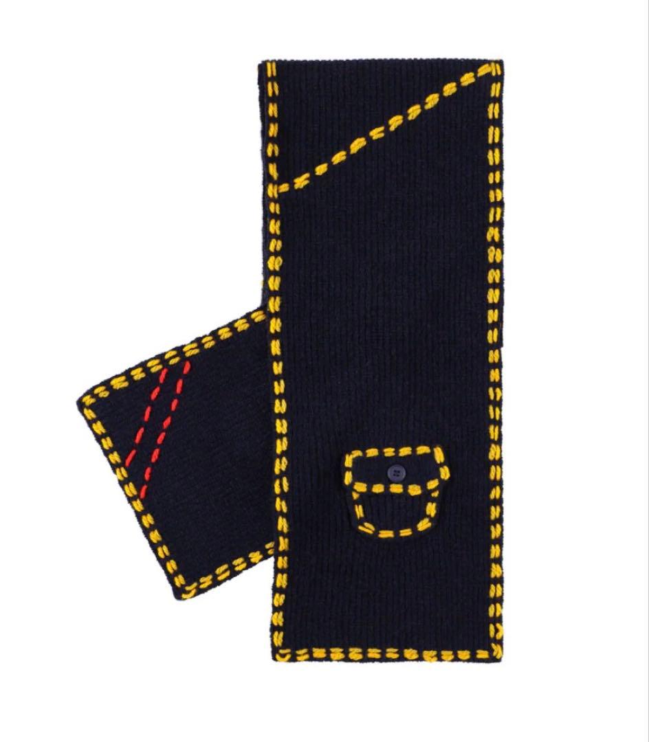 PHINGERIN 23AW ハンドステッチデザインニット＆マフラー