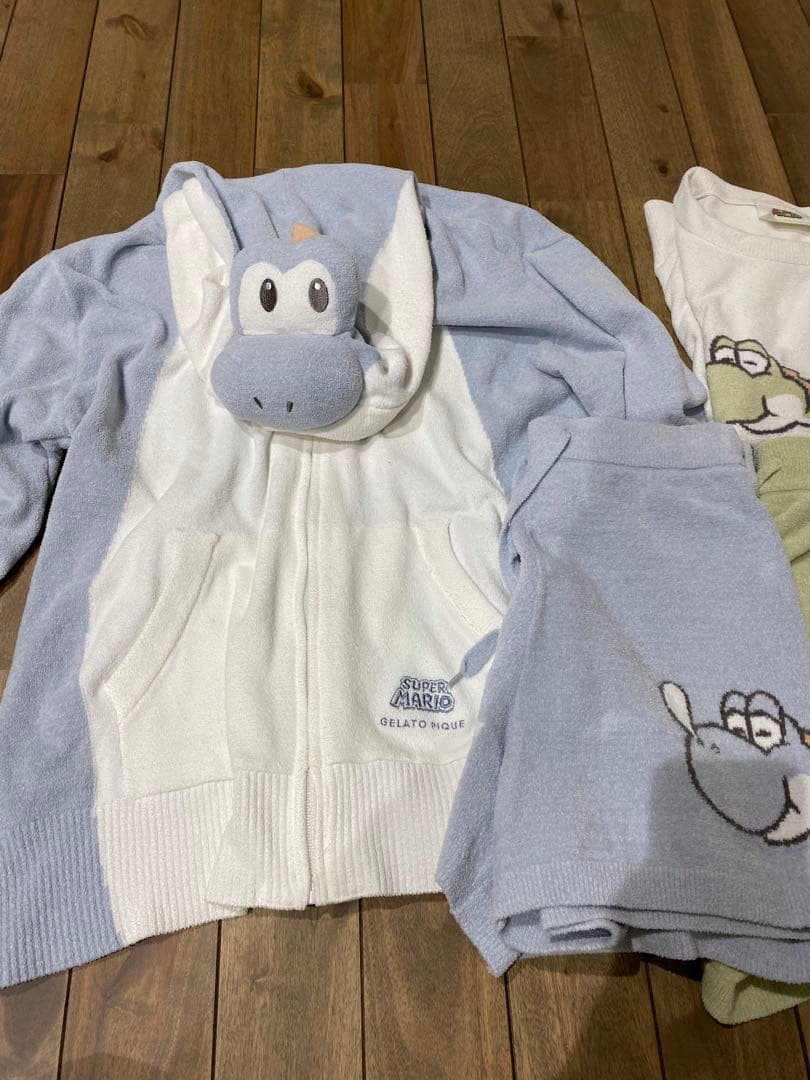 スーパーマリオ ヨッシールームウェア　上下2セット