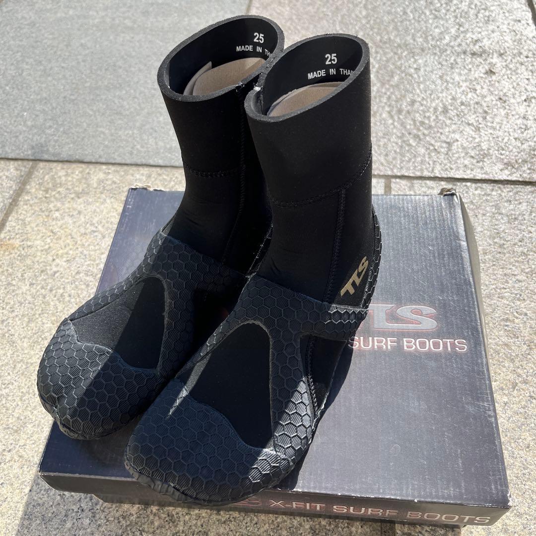 TLS ツールスエックスフィットサーフブーツ 25cm3ミリ定価¥10,680