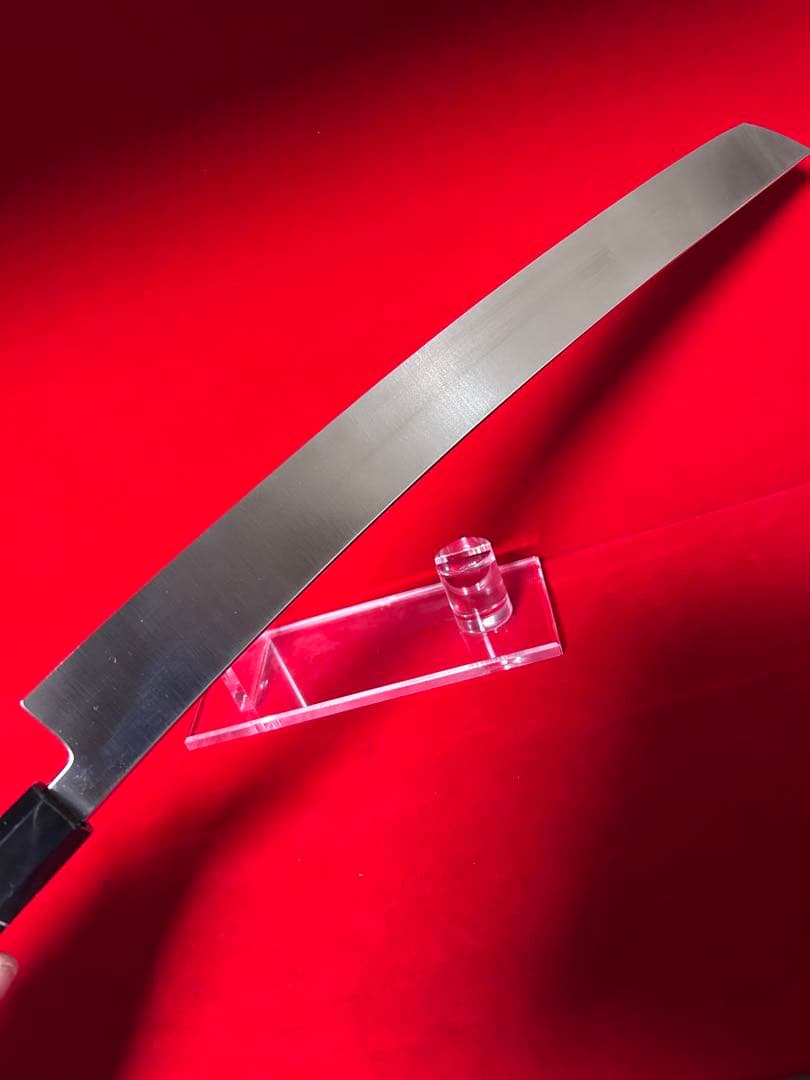 01548 包丁　先丸型　尺三　鏡面仕上げ　箱付　未使用品