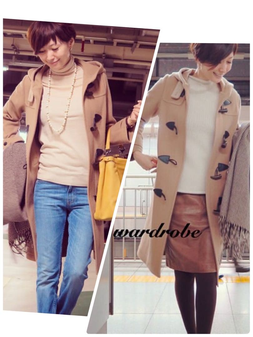 美品 OLD ENGLAND キャメル ダッフルコート 10 イギリス製