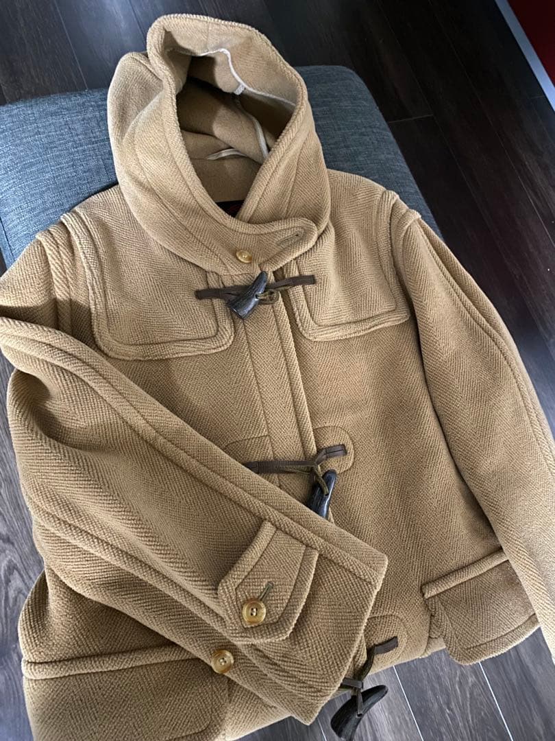 美品 OLD ENGLAND キャメル ダッフルコート 10 イギリス製