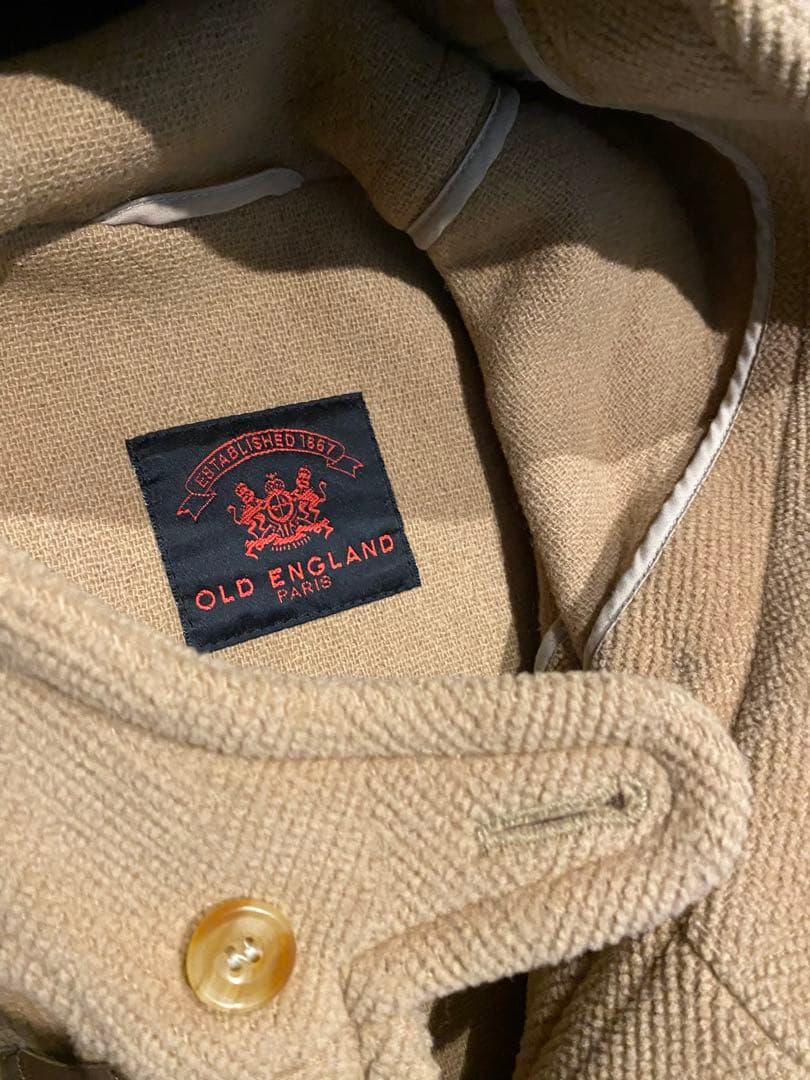 美品 OLD ENGLAND キャメル ダッフルコート 10 イギリス製