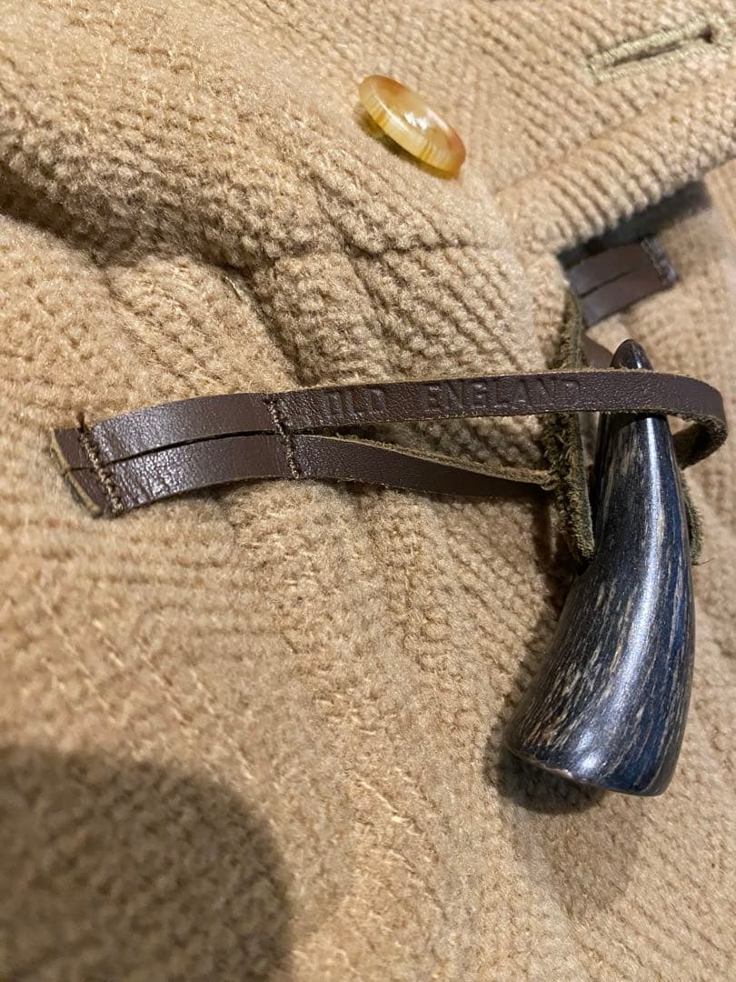 美品 OLD ENGLAND キャメル ダッフルコート 10 イギリス製