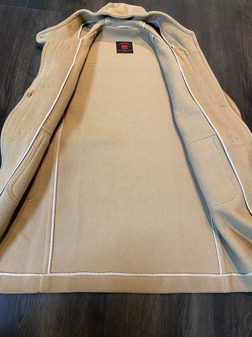美品 OLD ENGLAND キャメル ダッフルコート 10 イギリス製