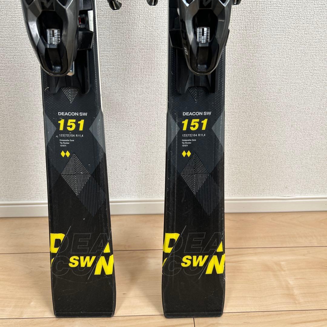 Völkl DEACON SW スキー 151cm ブラック/イエロー