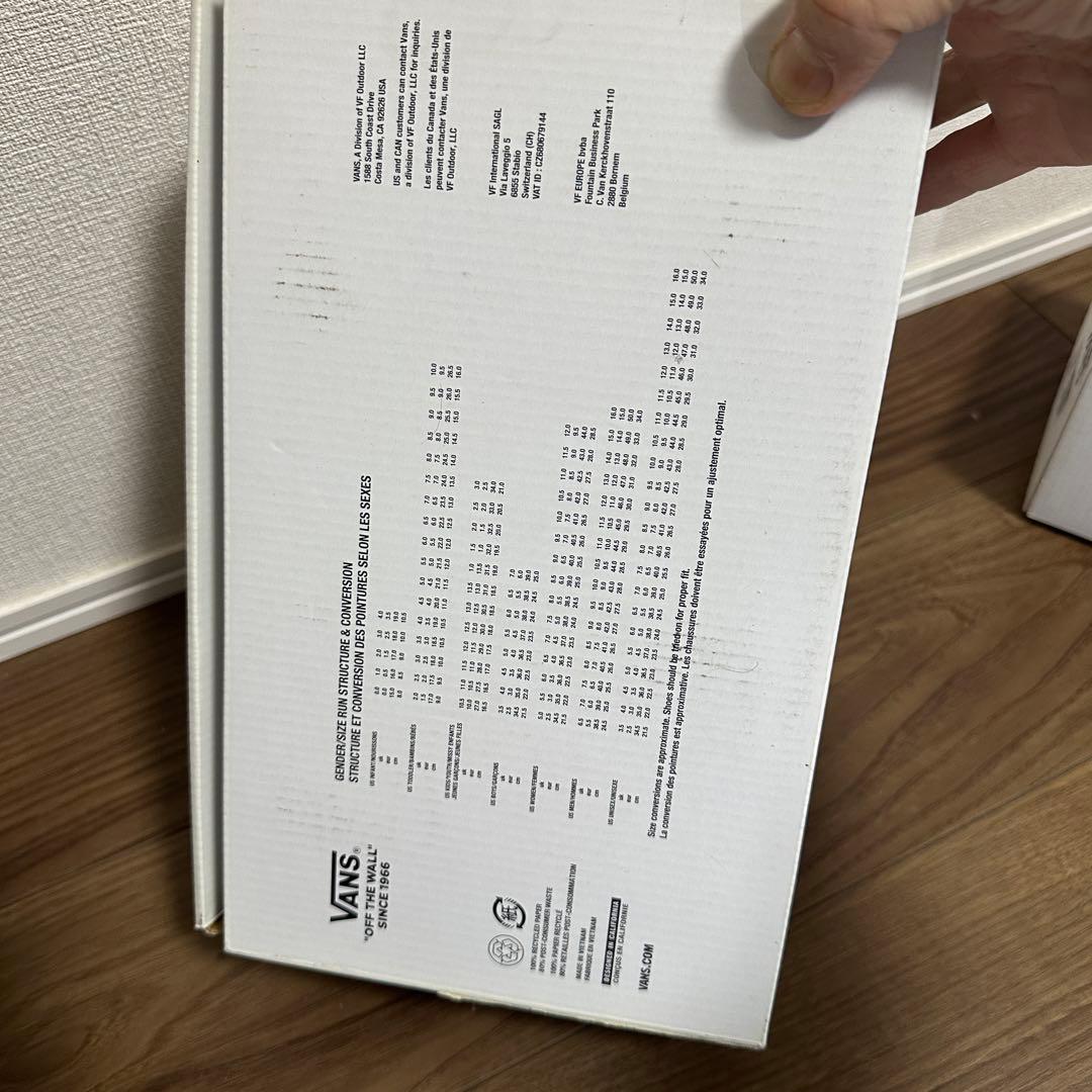 新品未使用VANS COMME des GARÇONS オールドスクール27