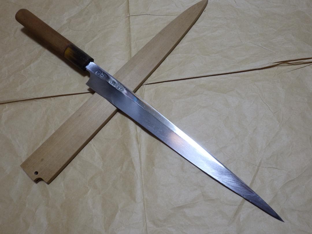 K*a様 本焼★正本フグ引き包丁刃渡り290ｍｍ★水焼★鞘付属★