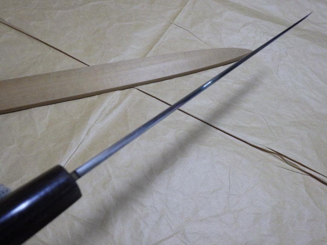 K*a様 本焼★正本フグ引き包丁刃渡り290ｍｍ★水焼★鞘付属★