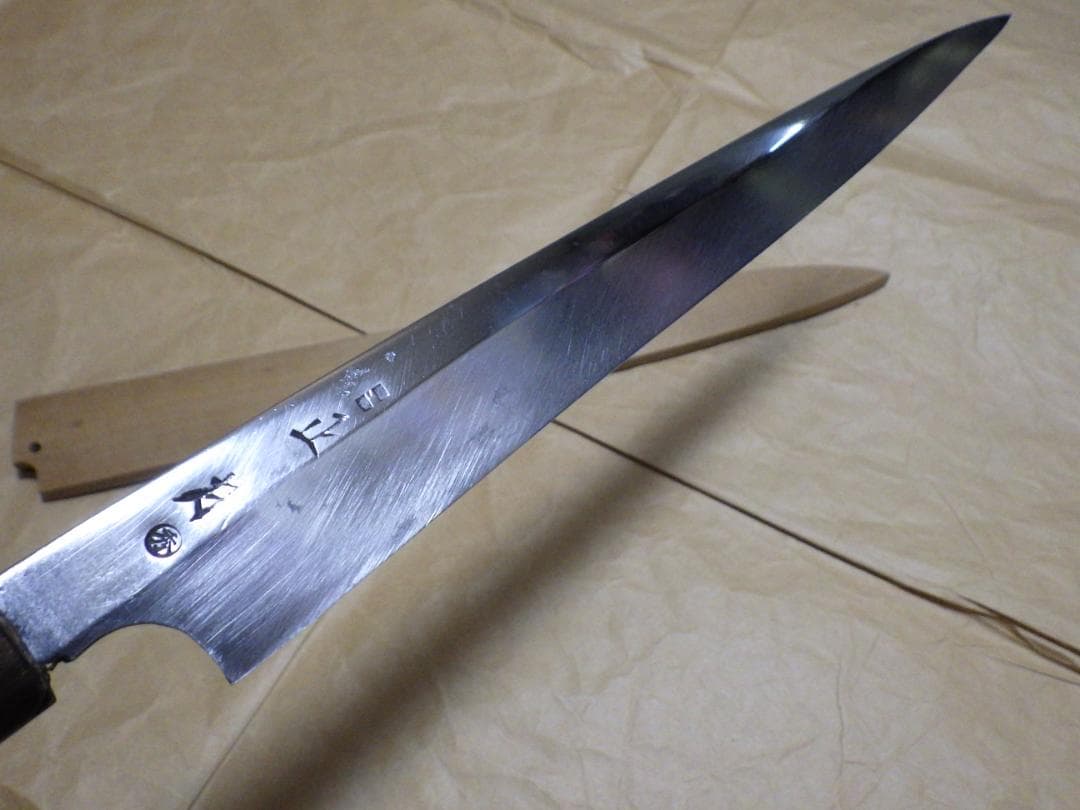 K*a様 本焼★正本フグ引き包丁刃渡り290ｍｍ★水焼★鞘付属★