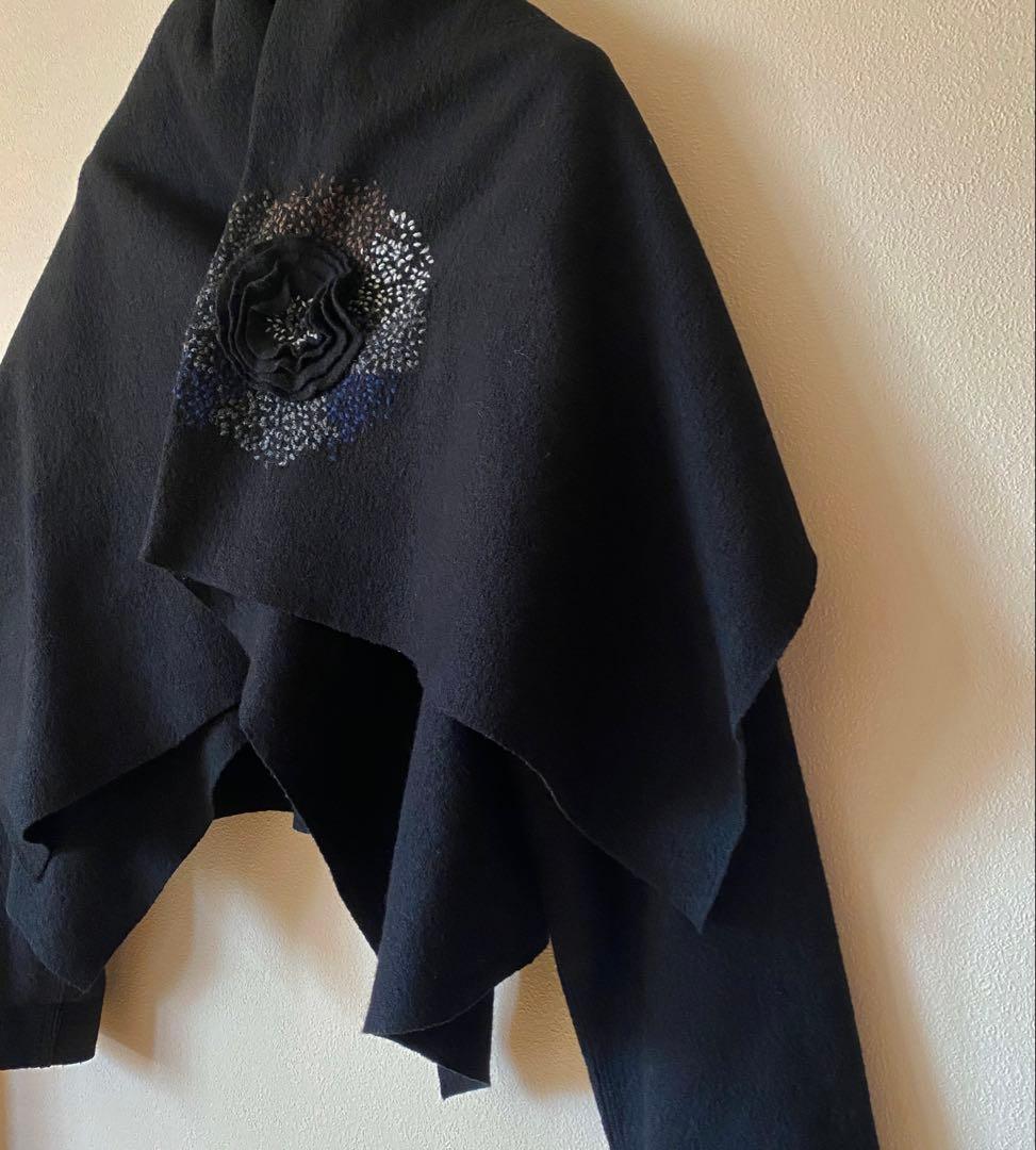 限定値下　ヨーガンレール　ウールフェルト　手刺繍　ショートコート　ババグーリ