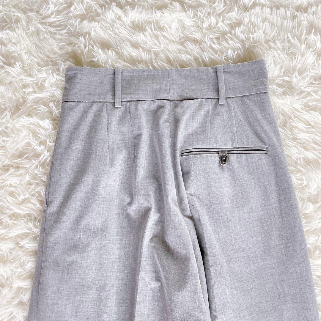 美品✨【ナノユニバース】金ボタンダブルジャケットパンツ セットアップ グレーM