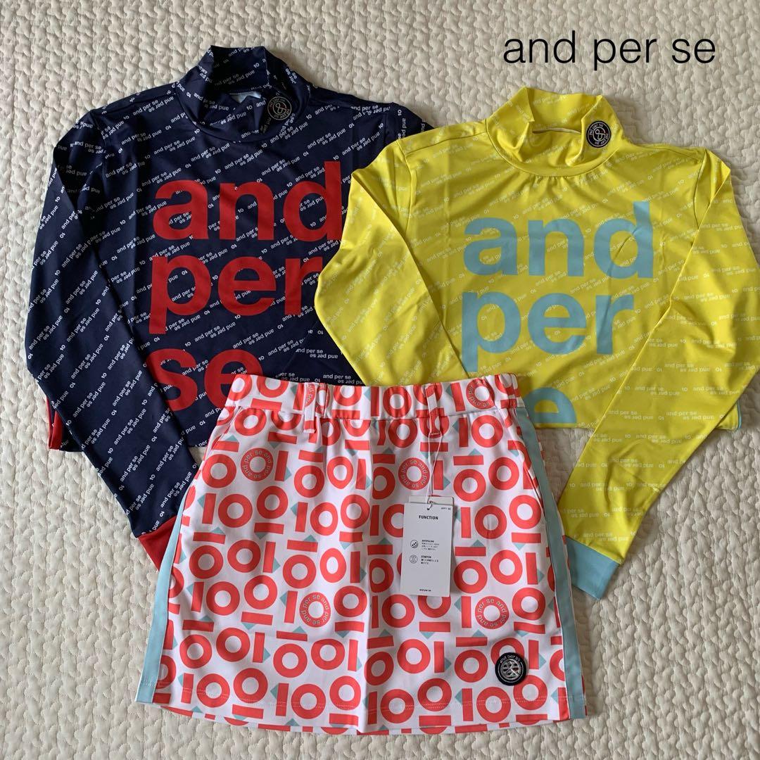 アンパスィ　ゴルフウェア　アンパスィゴルフウェア　ゴルフ　新品未使用　派手