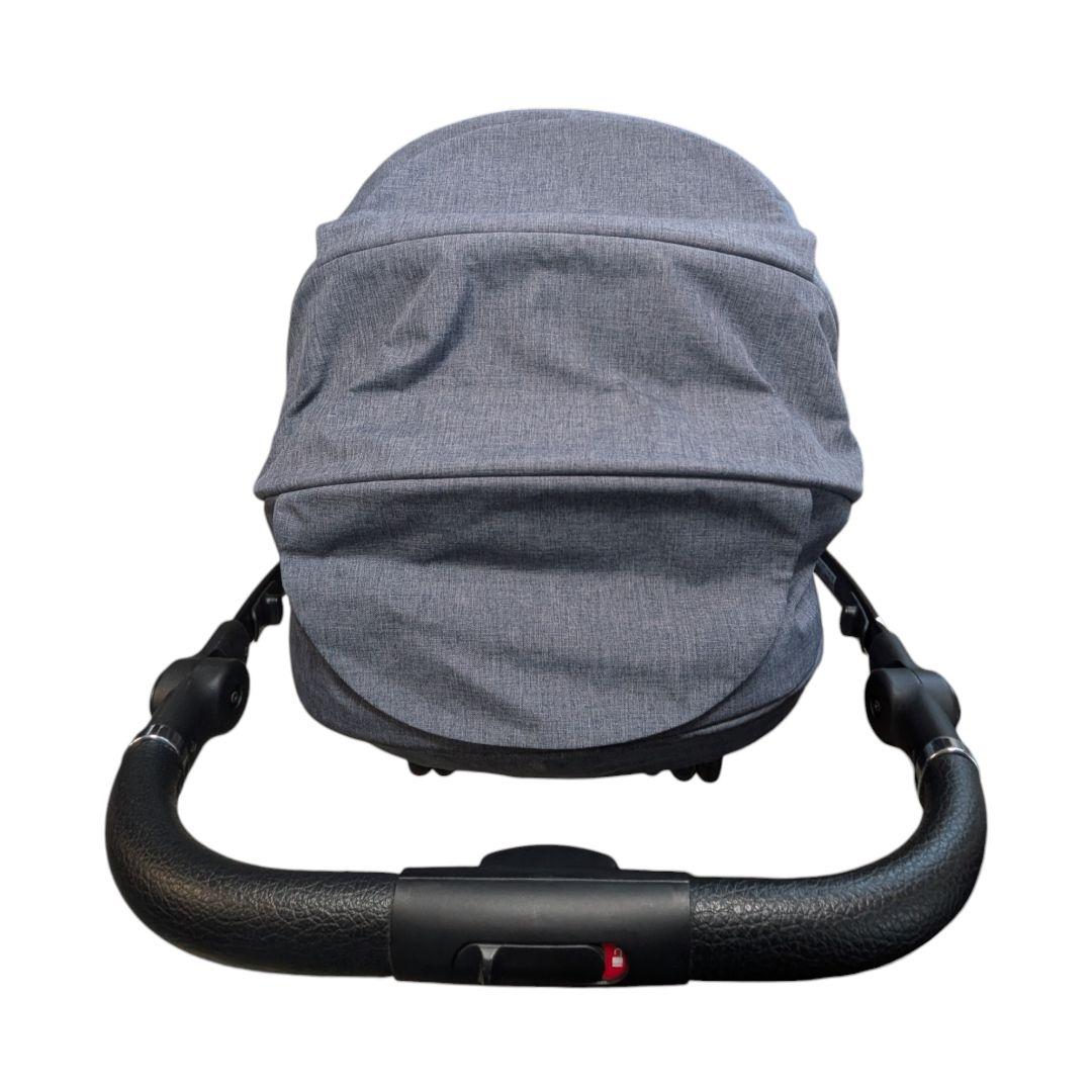 極美品 アップリカ 最上級ベビーカー オプティア クッション グレイス ネイビー