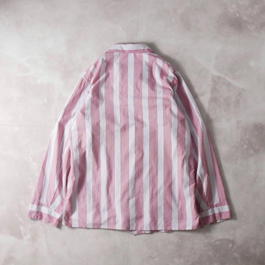 50s ユーロ パジャマ シャツ レッド 50