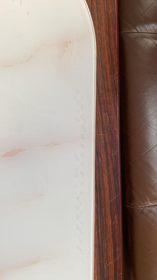 ホワイトドレッサー LEDミラー付き訳あり品　写真をご確認J201-100-02