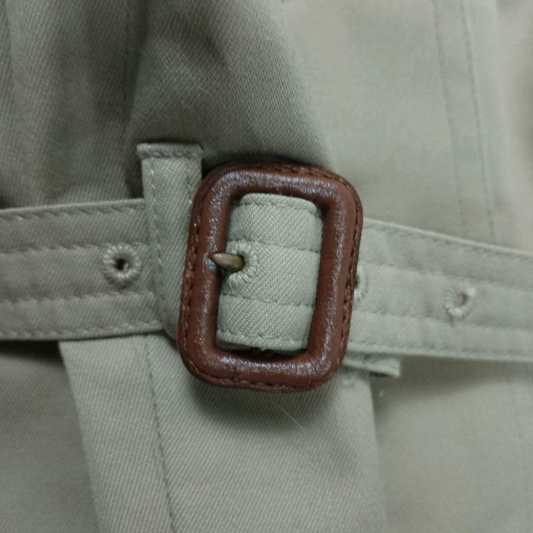 【美品】【着脱可能ライナー】アクアスキュータム ロングトレンチコート　ベルト付き