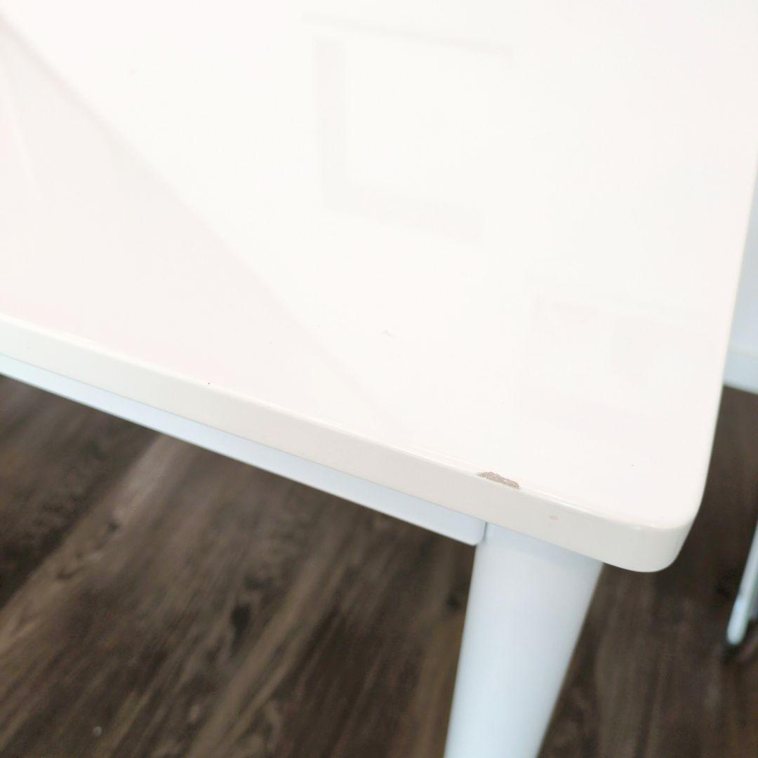 ダイニングテーブル 120cm ホワイト テーブル リビング 家族 おしゃれ