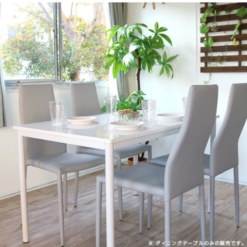 ダイニングテーブル 120cm ホワイト テーブル リビング 家族 おしゃれ