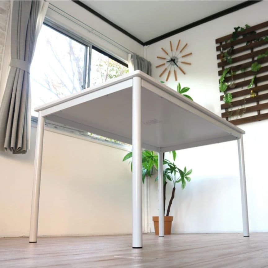 ダイニングテーブル 120cm ホワイト テーブル リビング 家族 おしゃれ