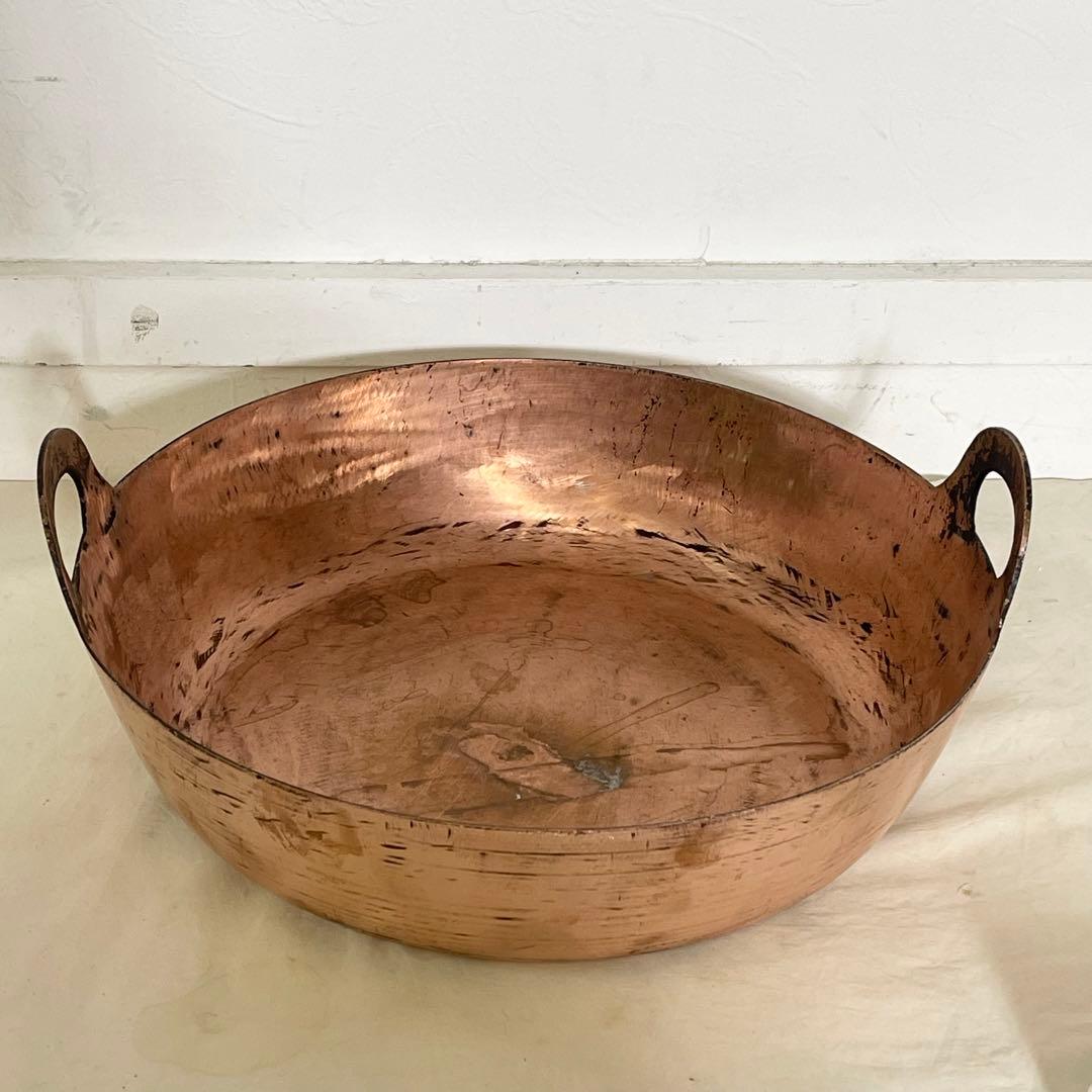 MR-271A 銅製　両手鍋　36センチ　料理　調理器具　一流料亭　揚げ物　中華