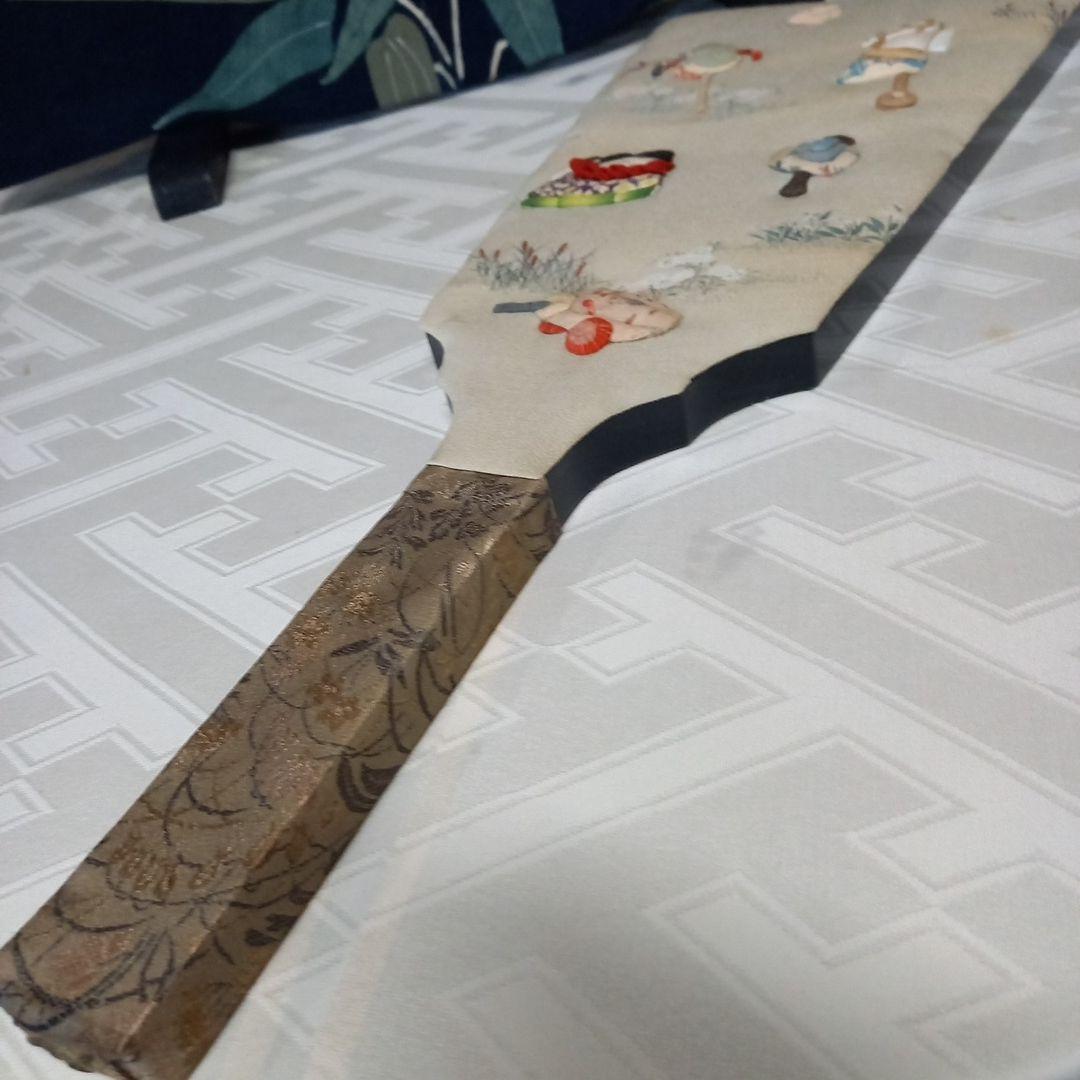 縮緬細工押絵、縁起物羽子板飾り