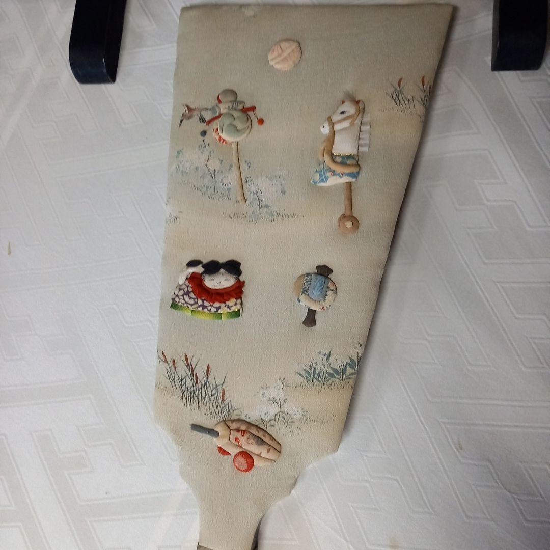 縮緬細工押絵、縁起物羽子板飾り