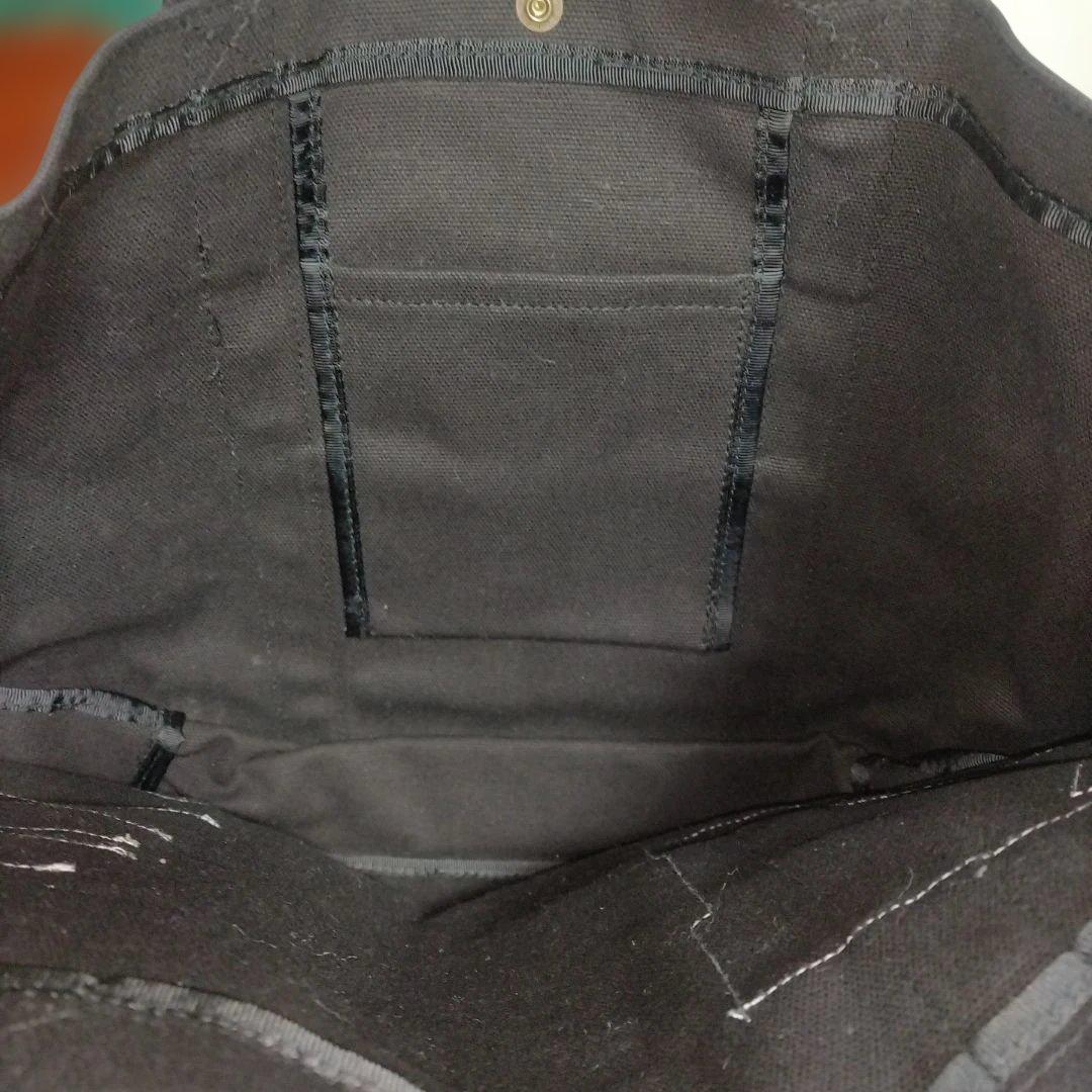 【新品タグ付】ピンクハウス サガラワッペントートバック 黒