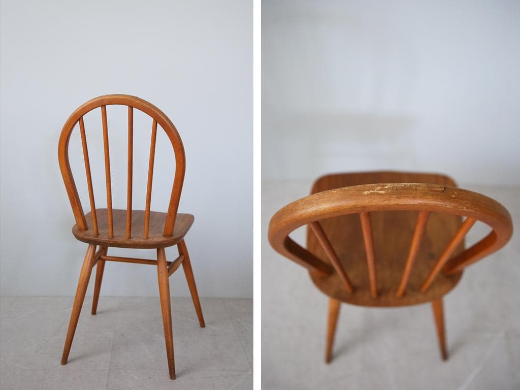 英国アンティークERCOLアーコールフープバックチェア/イス(89-185-1)