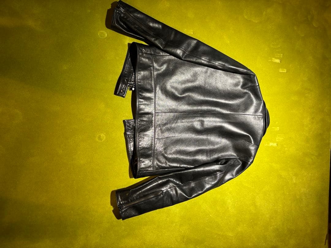 ヨウジヤマモトプールオム シングルライダースジャケット