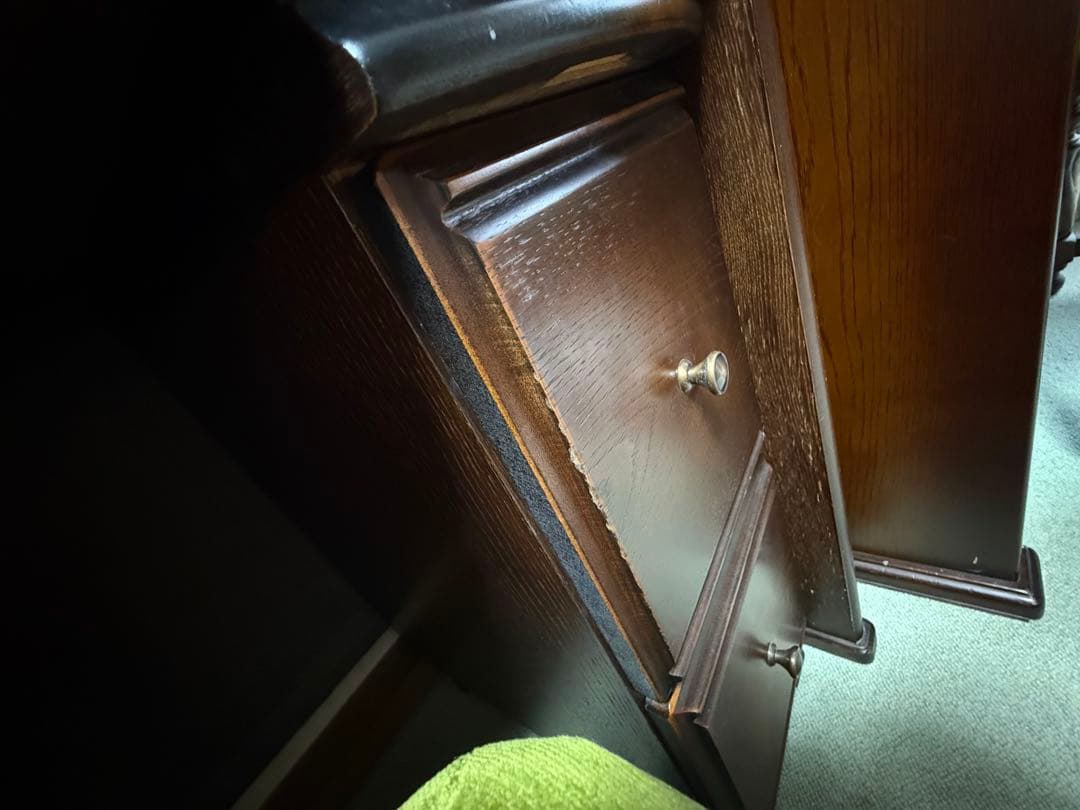 ①【机本体】ATLANTA デスクビューロドレッサ(②引き出し③椅子、出品中)