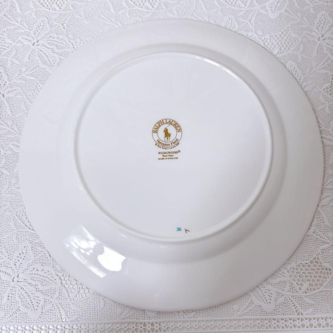 ウェッジウッド ラルフローレン ハンプトンフローラル デザートプレートセット 皿